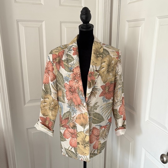 Sag Harbor Tropical Lightweight Blazer - Multicolor - Picture 1 of 15